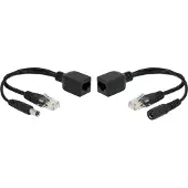 DeLOCK – Passive PoE Adapter Set RJ45 DC 5.5 x 2.1 mm (66023)