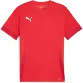 Puma Toiminnallinen paita 'TeamGoal Matchday' punainen / valkoinen