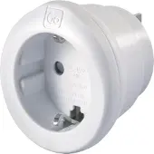 Go Travel EU-AUS/China Adaptor White Elektroniikkatarvikkeet OneSize