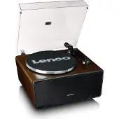 Lenco LS-470WA Levysoitin 4 sisäänrakennettua kaiutinta ja bluetooth-vastaanotto Walnut