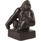 Royal Copenhagen - Gorilla Veistos Grafit 20,5 cm