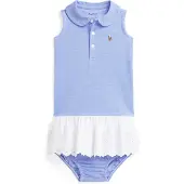 Ralph Lauren Mekko sininen / valkoinen | 80-83 | girl