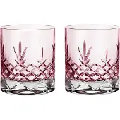 Frederik Bagger - Crispy Lowball Lasi 38 cl 2 kpl Vaaleanpunainen