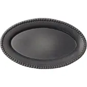 PotteryJo - Daria Tarjoilulautanen soikea 35 cm Clean grey
