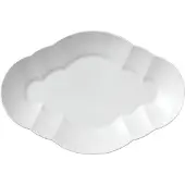 Royal Copenhagen - White Elements Tarjoilulautanen ovaali 38,5 cm