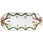 Royal Copenhagen - Star Fluted Christmas Tarjoilulautanen 39 cm