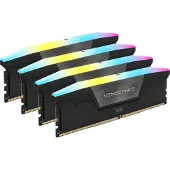 Corsair 64GB (4 x 16GB) Vengeance RGB, DDR5 6200MHz, CL32, 1.40V, musta/harmaa