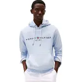 Tommy Hilfiger Collegepaita 'Logo Embroidery Flex Drawstring' laivastonsininen / vaaleansininen / punainen / valkoinen