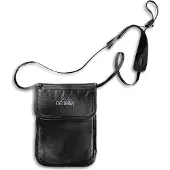Tatonka - Skin Folded Neck Pouch - Kaulapussi musta/harmaa