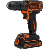 Black & Decker Black &amp; Decker BDCDC18 drill 650 RPM Black, Orange