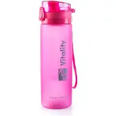 G21 Bottle with a basket for ice, herbs and fruit BPA Free pink