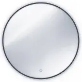 Eltap Peili LED-valolla Divissi A, 80x80x3cm, musta