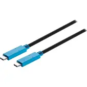 Kensington USB-C-kaapeli - - 1 m - 4K - Lataus 60 W - Tietojen siirto