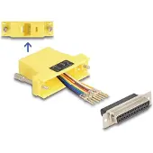 DeLOCK 67119, VGA, RJ-45, Naaras, DB25, Keltainen, Kiina