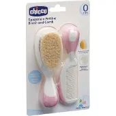 Chicco Baby Moments setti hiuksiin 0m+ Pink 2 kpl