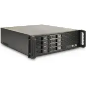 Inter-Tech IPC server case 3U 3508 black for mini ATX server with hot-swap for 8 2.5/3.5 drives and USB 3.2 Gen 1 80 mm (88887335)