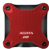 ADATA A-DATA SD620 512 Gt USB 3.2 Gen 2 (USB-C) -ulkoinen SSD, kannettava, iskunkestävä, pelikäyttöön, punainen