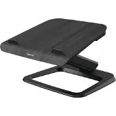 Fellowes 8064301, Kannettavan tietokoneen teline, Musta, Terästä, Puu, 48,3 cm (19"), 4,5 kg, 102 - 406 mm