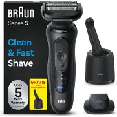 Braun Series 5, 52-N7200CC Wet&Dry -parranajokone SmartCare-asemalla