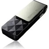 Silicon Power Blaze B30, 16 GB, USB A-tyyppi, 3.2 Gen 1 (3.1 Gen 1), Ilman suojusta, 14,8 g, Musta (SP016GBUF3B30V1K)