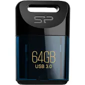 Silicon Power Jewel J06, 64 GB, USB A-tyyppi, 3.2 Gen 1 (3.1 Gen 1), Suojus, 3,6 g, Sininen (SP064GBUF3J06V1D)
