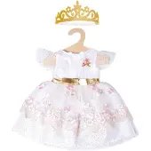 Heless Doll dress Princess with Crown 28-35 cm