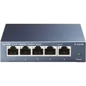 TP-LINK – Verkkokytkin, 5 porttia, 10/100/1000Mbps, RJ45, metall. musta (TL-SG105)