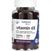 Nutricost - Nutricostin lasten D3-vitamiinipastillit, sekoitetut marjat (120 kpl)