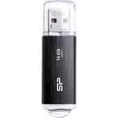 Silicon Power Blaze B02, 16 GB, USB A-tyyppi, 3.2 Gen 1 (3.1 Gen 1), Suojus, 8 g, Musta (SP016GBUF3B02V1K)