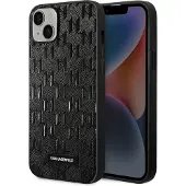 Karl Lagerfeld iPhone 14 Plus Kuori Saffiano Monogram Musta