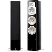 Yamaha NS-555 -lattiakaiutinpari, pianomusta