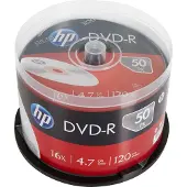 HP DME00025, DVD+R, 50 kpl, 4,7 GB