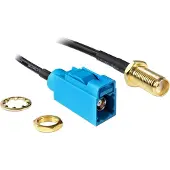 DeLOCK Antenna cable 0.2m black (88583)