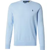Ralph Lauren Slim Fit Textured Cotton Sweater - Blue - M