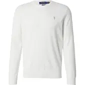 Ralph Lauren Slim Fit Textured Cotton Sweater - White - XL