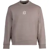 Armani Exchange for man. XM000368AF10818U6107 Beige crew neck sweatshirt (L), Casual, Sport, Grey, Cotton, Multisport