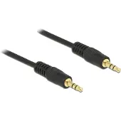 DeLOCK - Äänikaapeli - stereo mini-jack uros stereo mini-jack uros - 2 m - musta