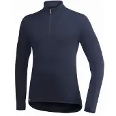 Woolpower Zip Turtleneck 200 Dark Navy - XL