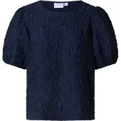 Vila Visophia O-Neck 2/4 Top/Dc - Navy - XS
