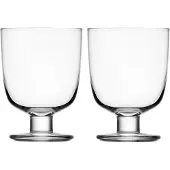 Iittala Lempi lasi, kirkas, 2 kpl