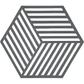 Zone Denmark - Hexagon Pannunalunen Silikoni 16 cmHarmaa