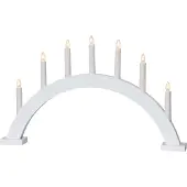Star Trading - Trapp Sähkökynttelikkö 34 cm Valkoinen