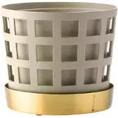 Klong - Trio Square Kukkaruukku 12 cm Beige