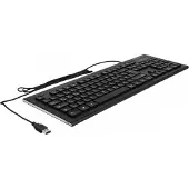 DeLOCK 12672, Täysikokoinen (100 %), Langallinen, USB, QWERTZ, Musta