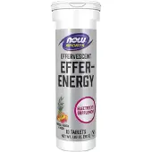 Now , Sports, Effer-Energy, Tropical Punch, 10 Tablets, 1.9 oz (54 g)