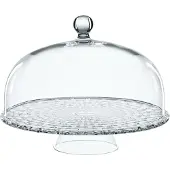 Nachtmann Bossa Nova Footed Cake Plate with Dome
