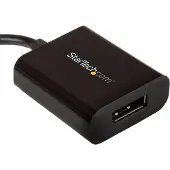 StarTech.com USB-C to DisplayPort Adapter Musta
