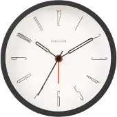 Karlsson Alarm Clock Belle Numbers Iron Black - Black - Ø11X5XCM
