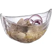 Nybro Crystal Nybro Bohus Silakkalaiva maljakko lasitehdas