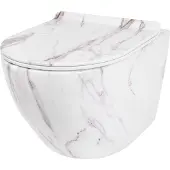REA Carlos Flat Rimless Aiax Kiiltävä seinälle ripustettava wc-istuin